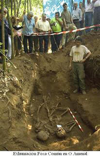 Exhumacin fosa comn de O Amenal (Pontevedra)