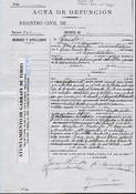 Inscripcin del Registro Civil de Garrafe de Toro.-