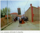 Los romanos abriendo la marcha