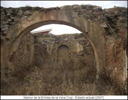 Interior de la Ermita. Estado actual (2007).