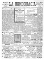 La Democracia. Len. 18 de julio de 1936.