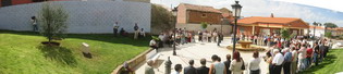 Panormica del acto de Homenaje en la Plaza